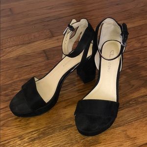 Black Suede CL by Laundry Heels